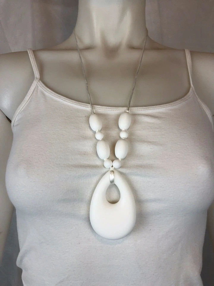 Baby Silicone Teething Necklace for Mom to Wear BPA Free FDA APVD Pick Color #7 - Image 3 of 4