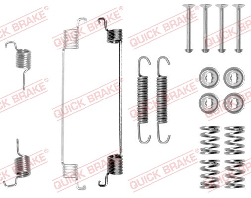 Quick Brake 105-0672 ZubehöRsatz, BremsbeläGe FüR Dacia, Datsun, Fiat, Ford-image