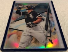 2020 Topps Finest Baseball Yoan Moncada Chicago White Sox Refractor Parallel #87