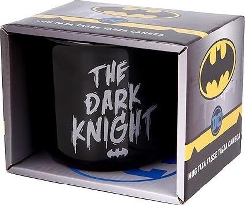 Stor Desayuno Taza de Cerámica 400ML Batman Símbolo en Caja de Regalo Multicolor
