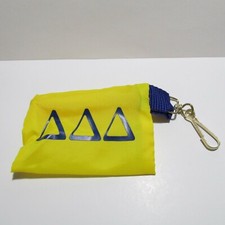 Delta Delta Delta Nylon ID Holder Wallet Keychain NEW, RETIRED, RETRO LICENSED