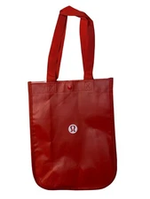 Lululemon Small Red Reusable Shopping Bag