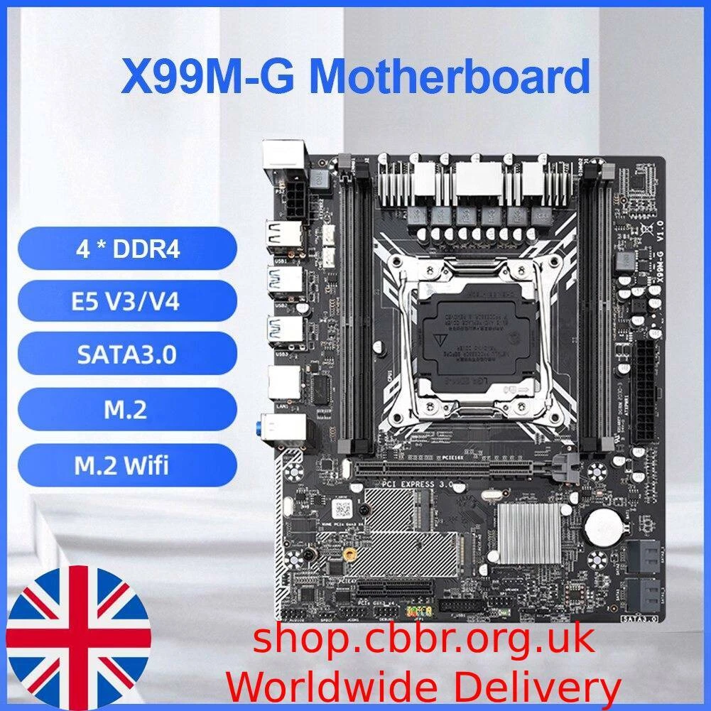 X99M G Micro ATX Gaming Motherboard LGA 2011 V3 V4 CPU Socket 4 DDR4 Channel 1