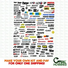 Rc 1/10 Scale Sticker - Make Your Own Kit !! Body Drift Car Truck Onroad Offroad