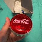 VTG Kurt Adler Coke Ornament Polonaise Coca Cola Bottle Cap Shiny Glass XMAS