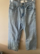 Levis 569 Red Tab BOYS 10 REG 25 x 25 BLUE Loose Straight Denim Jeans