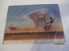 VINTAGE SPIRIT OF ST LOUIS LINDBERGH PLANE ART BY IRWIN HOLCOMBE JIGSAW PUZZLE
