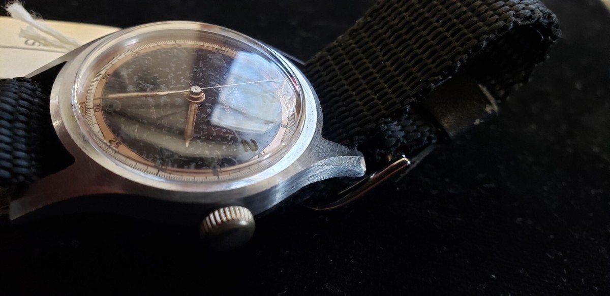 Vintage Record watch Co. Geneve watch, [107], 16j, Military style