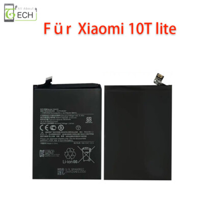 Ersatz Akku für Xiaomi Mi 10T Lite BM4W 4820mAh Accu Batterie Battery
