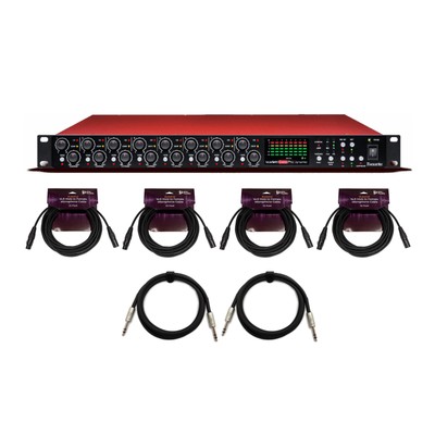 Focusrite Scarlett OctoPre Dynamic 8 Channel Mic Pre Expansion Bundle