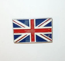 British Flag Belt Buckle - 2002 Great American Products - 4622 Fine Pewter 