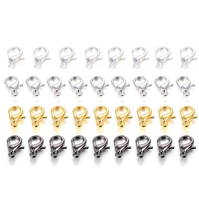 Necklace Gold Filled Silver Findings clasps lobster clasp gold safety 12mm