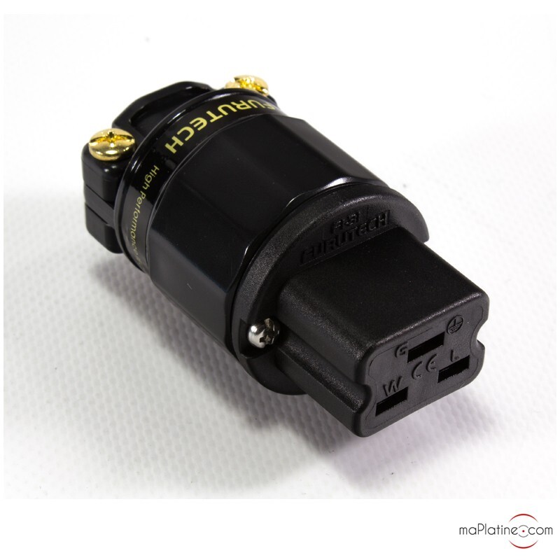 Furutech FI-31 G fiche IEC femelle or 16A pour éliminer les bruits secteur