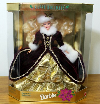 1996 Happy Holidays Barbie  #15646 Special Edition Hallmark 