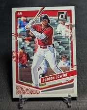 Jordan Lawlar Prospect Rookie Card 2023 Panini Donruss #121 Arizona Diamondbacks. rookie card picture