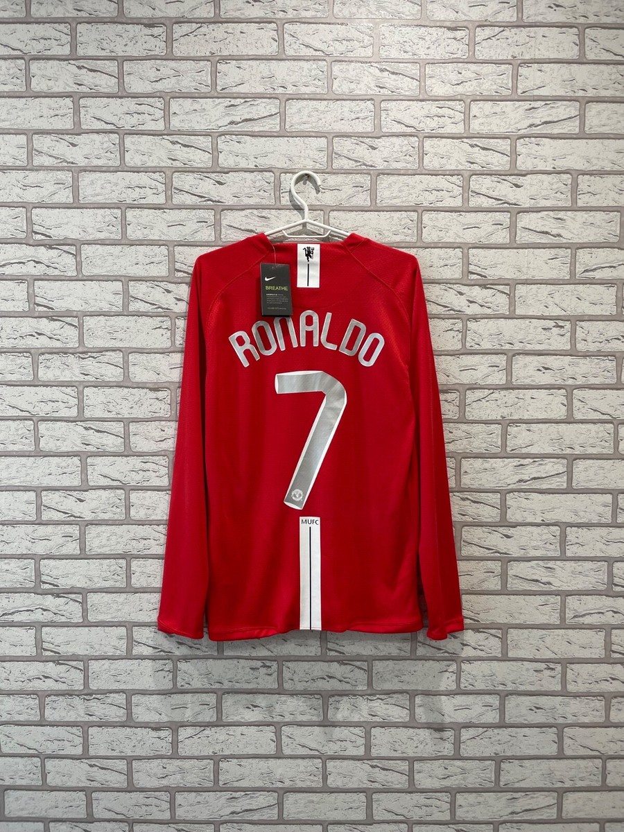 Manchester United 2007 2008 Home football Soccer Jersey Nike T