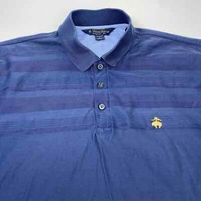 Brooks Brothers Large Navy Blue Original Fit Short Sleeve Polo Shirt