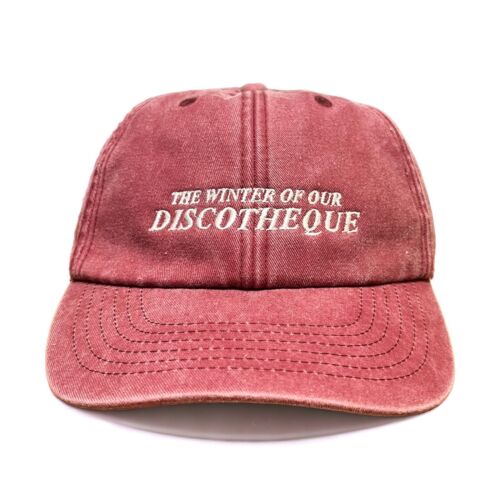 The Winter Of Our Discotheque Washed Embroidered Dad Baseball Cap | Discontent - Picture 18 of 22