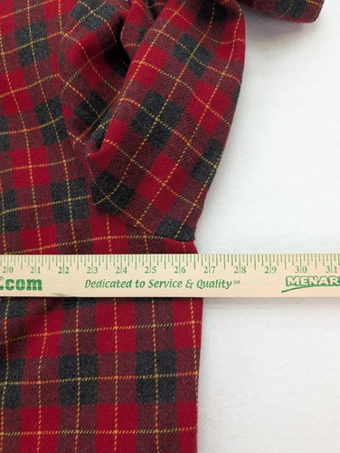 Vintage Women's Blazer Jacket Size 24W Sag Harbor Red Plaid Wool Blend - Picture 7 of 15