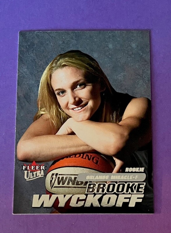 2001 Fleer Ultra WNBA RC Brooke Wyckoff #124 Florida State Seminoles Coach