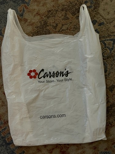 Large Carson’s Plastic Bag - Carson Pirie Scott