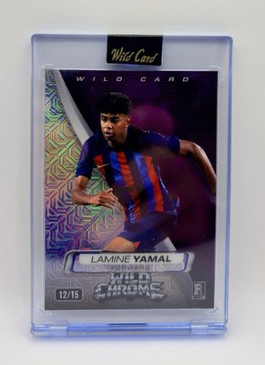 2025 Wild Card Wild Chrome Lamine Yamal RC # /15 - WCCA-LY1 Soccer