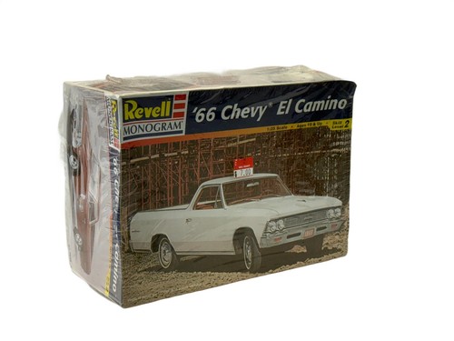 Revell Monogram '66 Chevy El Camino 1:25 Scale Model Kit White ...