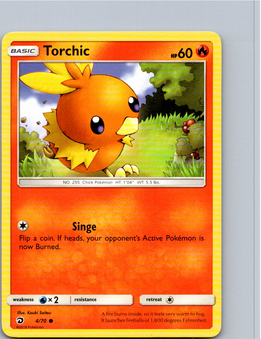 Torchic Common Dragon Majesty 4/70 NM