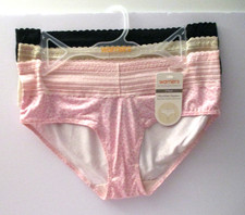 Warners Lace hipster microfiber panties 3 pair size 6/M