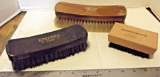 Lot Of 3 Shoe Cleaning Brushes 7298-I FLORSHEIM Made In Israel NEW HOUSE 105