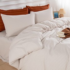 NEXHOME PRO Queen duvet cover, pink/white