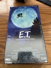 E.T. the Extra-Terrestrial 1988 Green Flap New Factory Sealed Watermark VHS