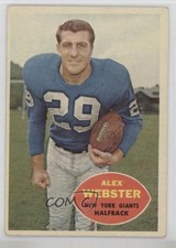 1960 Topps Alex Webster #75 0nr3