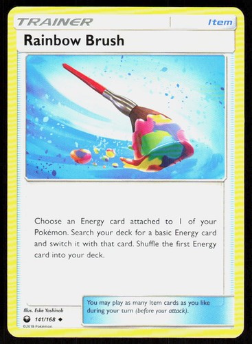 Rainbow Brush 141/168 Uncommon Celestial Storm Pokemon Lightly Played