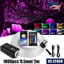 1000pcs Home Car Headliner Star Light kit Roof Twinkle Ceiling Light Fiber Optic
