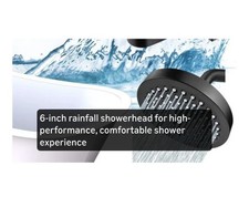 Clawfoot Tub Shower Kit, Add On Shower Units With Bathcock Diverter Faucet Black