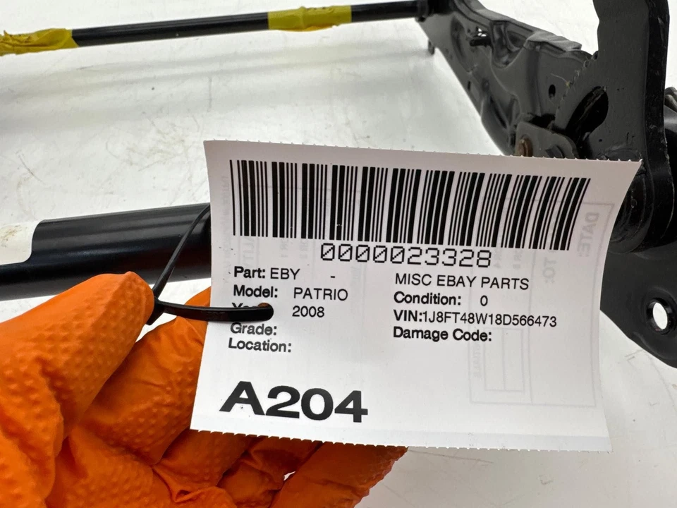 Jeep Patriot 2007-2010 asiento delantero izquierdo marco pista ajuste manual OEM Foto 4 de 4