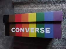 Converse Ox Pride Rainbow Trainers Brand New In Box Size 6 UK