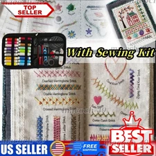 Embroidery Sewing Book Beginners Instructions Stitches Book For DIY Sewing Kit