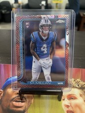 2025 Topps Chrome Football Tetairoa McMillian Rookie Football Skin #326 JD