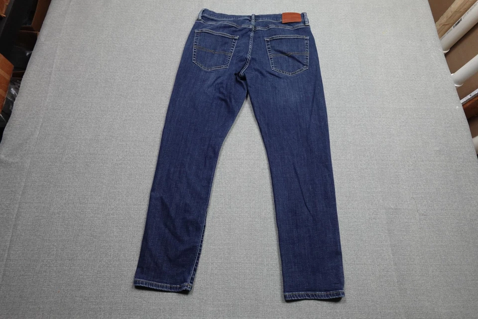 Lucky Brand 410 Athletic Slim Jeans Mens 34x32 Blue Denim Medium Wash Zip Fly - Image 4 of 4