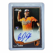 L.J. Hoes Rookie Autographs 2013 Topps Chrome #154