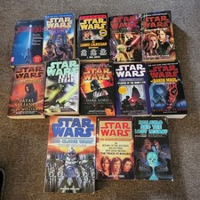 Star Wars Lot of 13 Paperback Books Clone Wars Old Republic And More