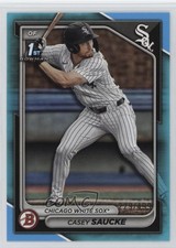 2024 Bowman Draft Sky Blue 229/499 Casey Saucke II Casey Saucke #BD-33 0l44