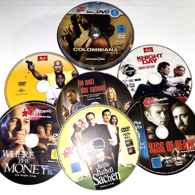 DVD Sammlung 20 Filme Tom Cruise Kiss of Death Nicolas Cage Newman - nur Discs!