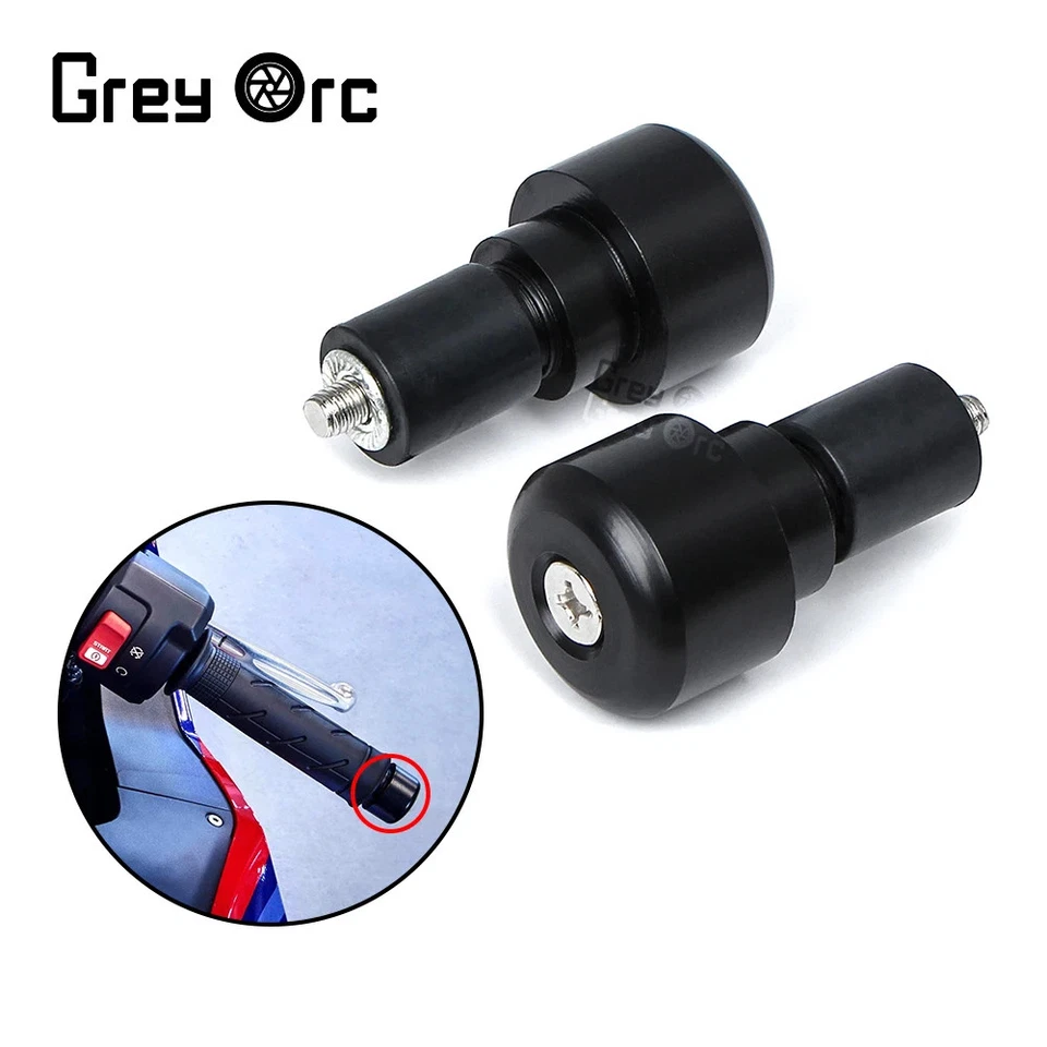 For Honda CB400 1300 CBR600RR 1000RR Handlebar Plug Ironwork Handlebar Grips Han Foto 3 de 4