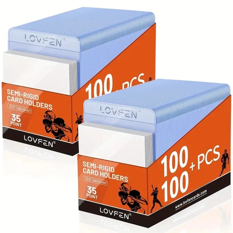10 - 1000 Semi Rigid Card Holders - Recommended Size - Pokemon PSA Grading - Image 1 of 4
