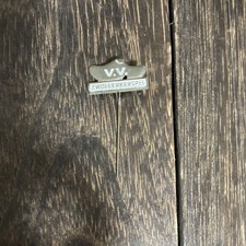 Vintage Soccer Club Badge Can Pin Used, May Have Rust or Damage