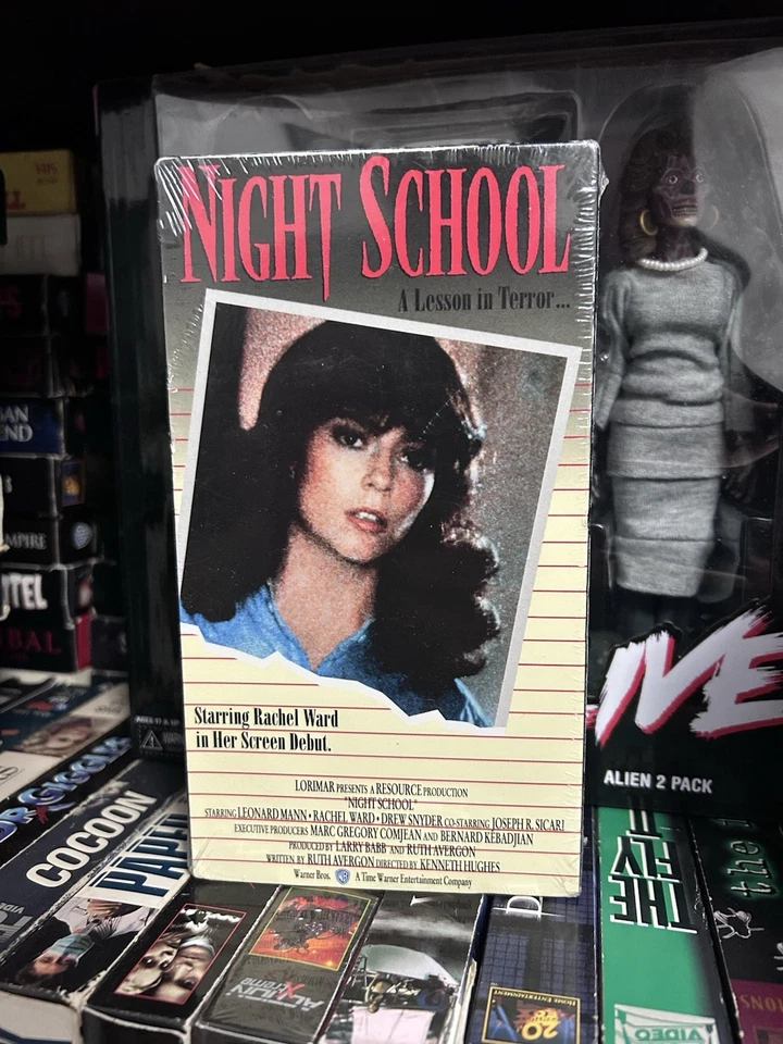 Brand New NIGHT SCHOOL VHS 1980 Horror Movie Film Rachel Ward Cult Slasher Rare - Image 2 of 4