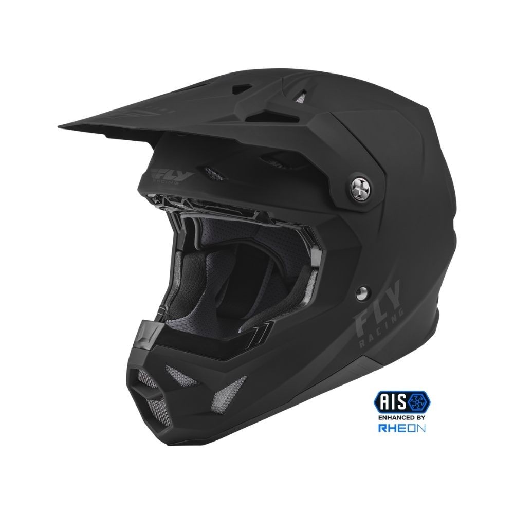 NO RESERVE Fly Racing Mens Formula CP Solid MX Motocross Helmet - Matte Black...